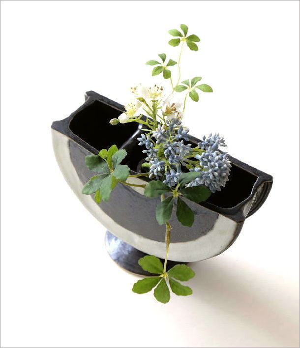 花瓶 花びん 陶器 おしゃれ 和風 花器 フラワーベース 一輪挿し 瀬戸焼