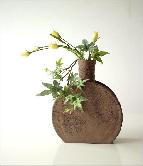 花瓶 花びん おしゃれ 陶器 和風 花器 一輪挿し フラワーベース 床の間