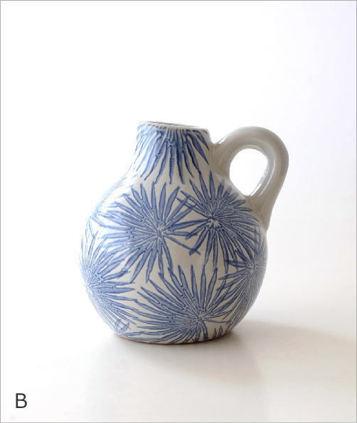 花瓶 花びん 陶器 おしゃれ シノワズリ フラワーベース レトロ