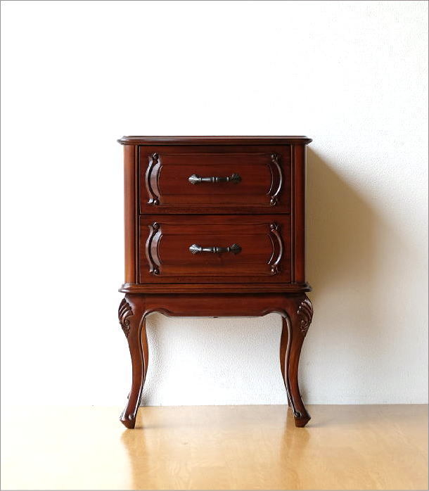 チェスト アンティーク おしゃれ 猫脚 猫足 サイドチェスト