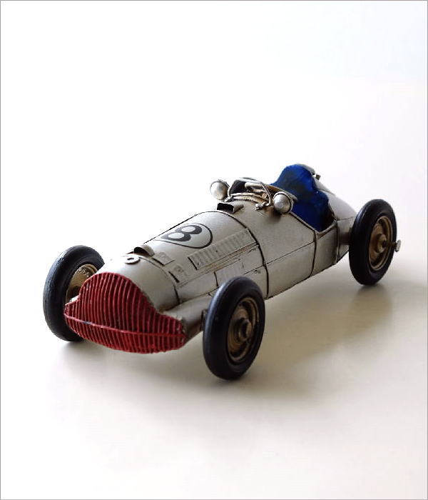 置物 オブジェ スポーツカー おもちゃ アンティーク調 おしゃれ レトロ