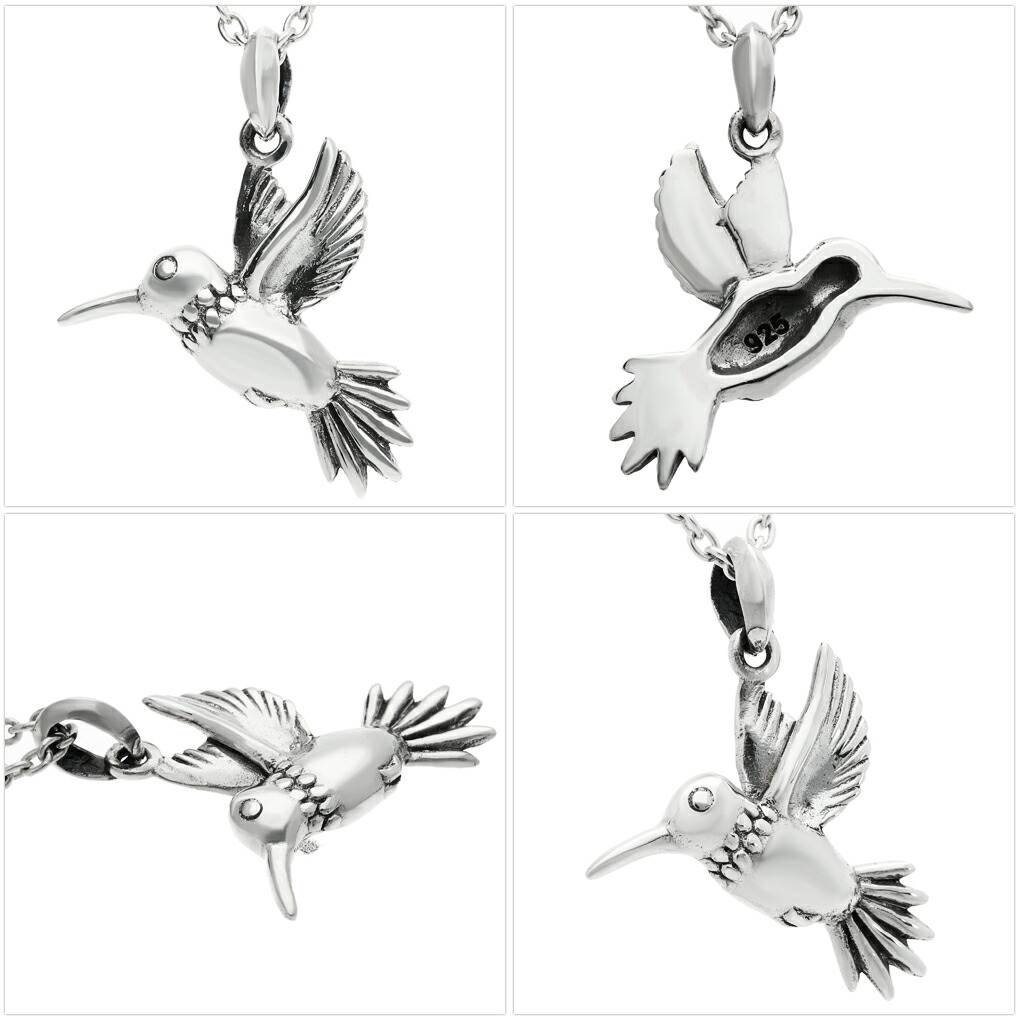 ハチドリ ネックレス ペンダント ペンダントトップ ペンダントチャーム