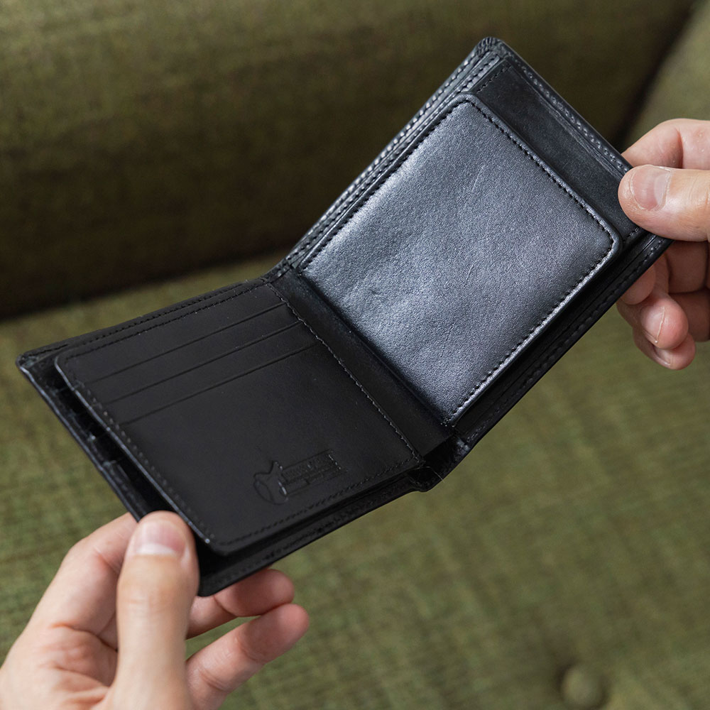 BRITISH GREEN（ブリティッシュグリーン） 二つ折り財布 メンズ 本革