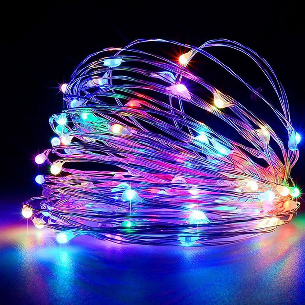 GOODGOODS（グッド・グッズ） 4色 LED フェアリーライト 単3乾電池