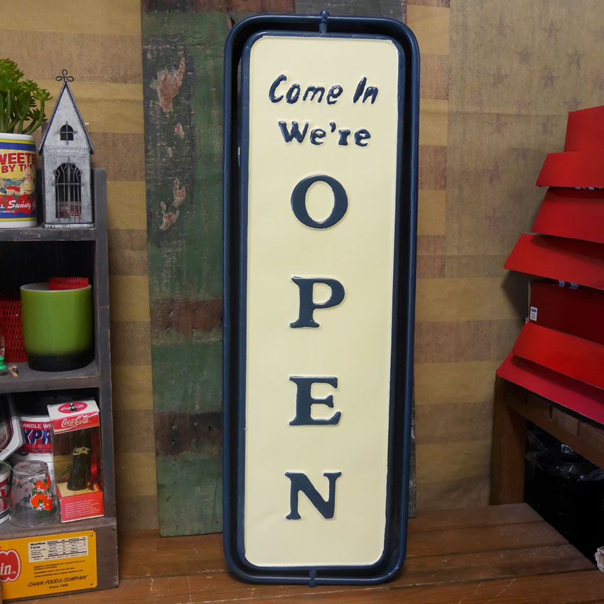 DULTON ウォール マウント スピナーサイン オープンクローズド WALL