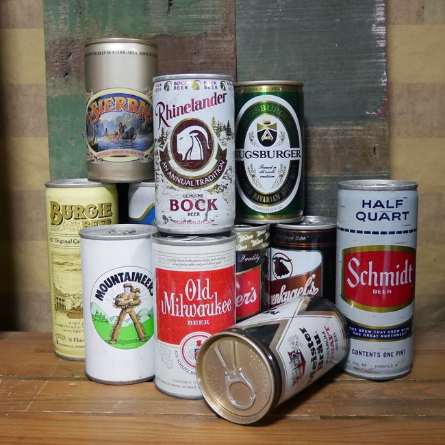 アンティーク ビール缶 空き缶 レトロ インテリア beer : アメリカン