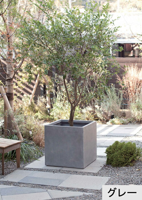 ベータ キューブ プランター グレー 55cm 147リットル メーカー直送