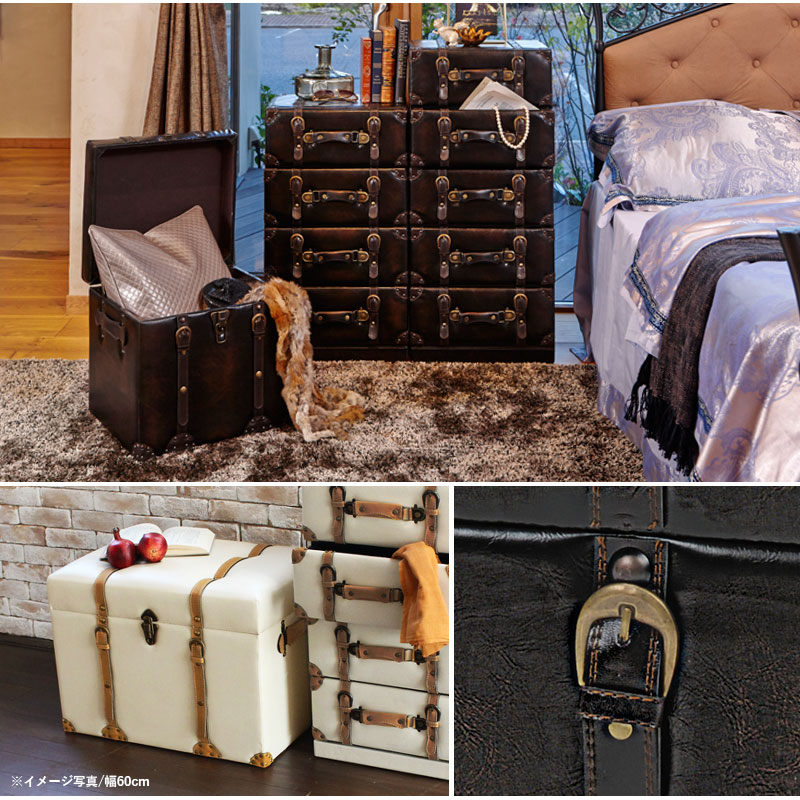 HAGiHARA（萩原） スツール 収納 いす 椅子 アンティーク ヴィンテージ