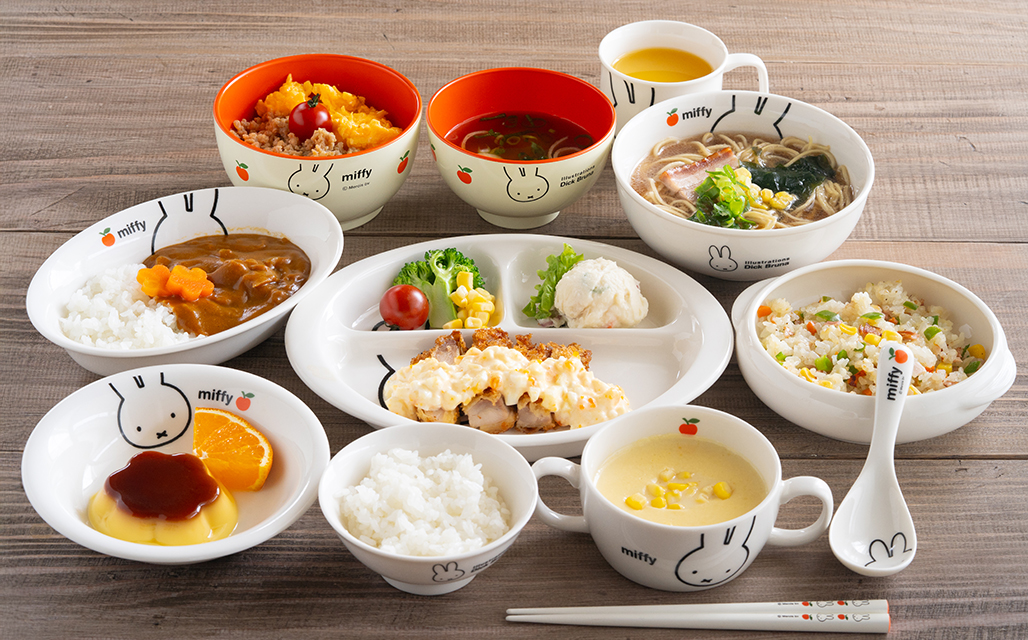 金正陶器 ミッフィー（アップル）ラーメン丼 14.5cm かわいい 子供食器