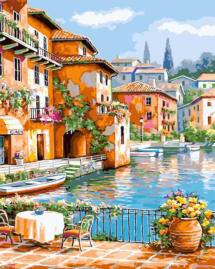 ペイントバイナンバー 大人の塗り絵 フレーム付き 選べる9種 数字油絵