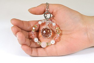 開運 サンキャッチャー リングアミュレット 恋愛運 | クリスタル