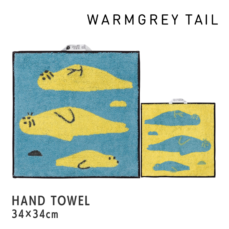 magnet ハンカチ | WARMGREY TAIL ハンドタオル 全12種 | 34cm×34cm