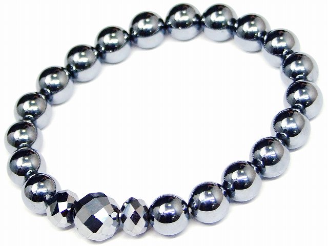 天然石 パワーストーン 57375 テラヘルツ 8mm／10mm 丸玉 64面カット