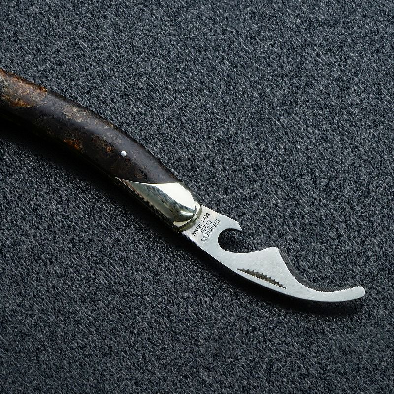 名入れ可能 ATHRO アスロ ソムリエナイフ バールウッド ステンレス