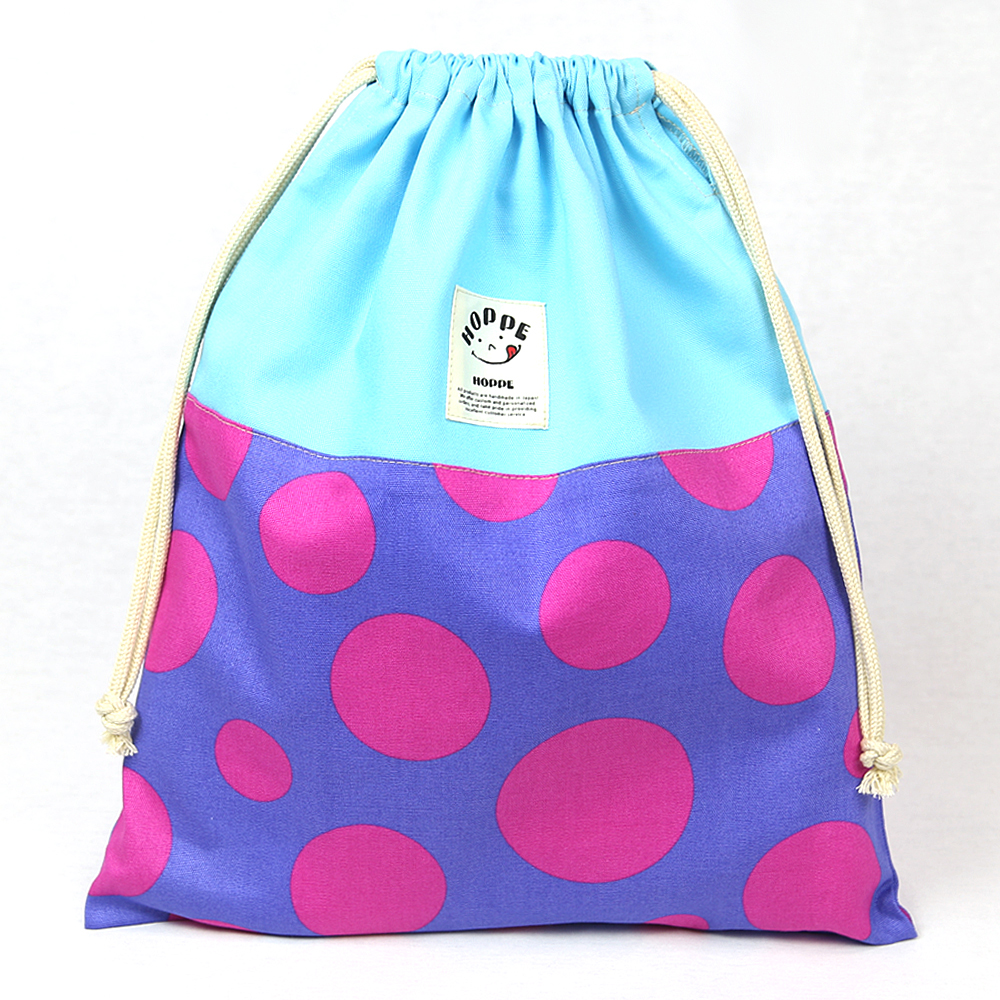 巾着 L HOPPE ホッペ 日本製 手作り 入園入学準備 入園入学グッズ 通園