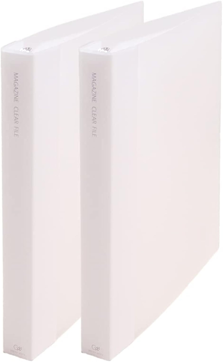 雑誌 切り抜き マガジン クリア ファイル A4変形ワイド 30穴リング