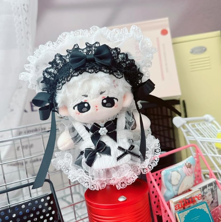 ぬい服-ぬいぐるみ-服-10cm メイド服-人形 MDM(10cm) : スピード発送