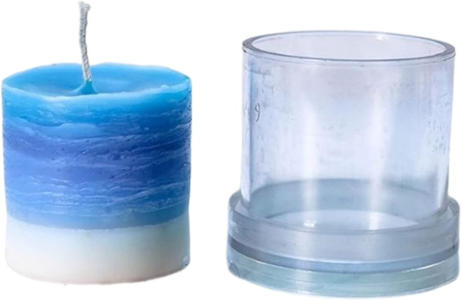 キャンドル モールド 型 円柱 ソイワックス 手作り ハンドメイド