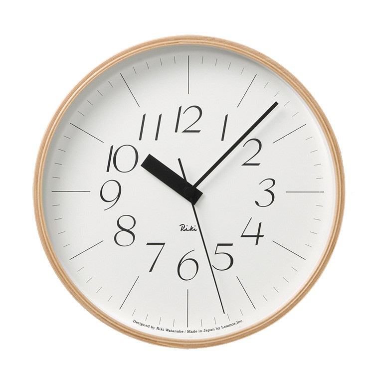 Lemnos（レムノス） 掛け時計 Lemnos RIKI CLOCK RC リキクロック WR20