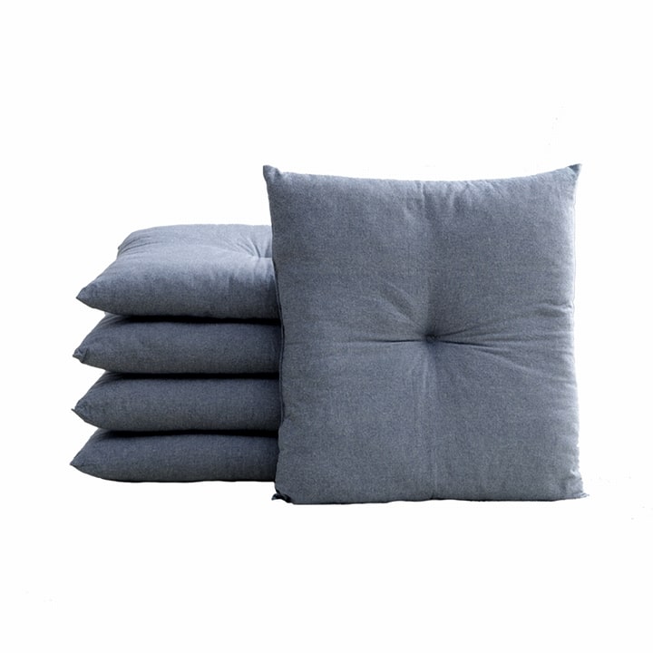 イケヒコ 座布団 5枚セット 銘仙判 クッション ジーレ 約55×59cm 同色