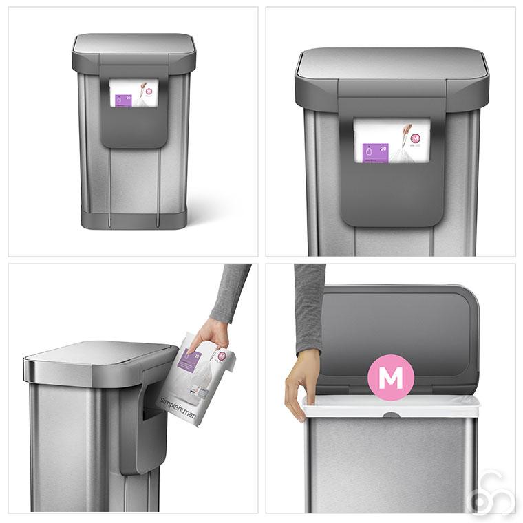 simplehuman（シンプルヒューマン） (正規品) ゴミ箱 レクタンギュラー