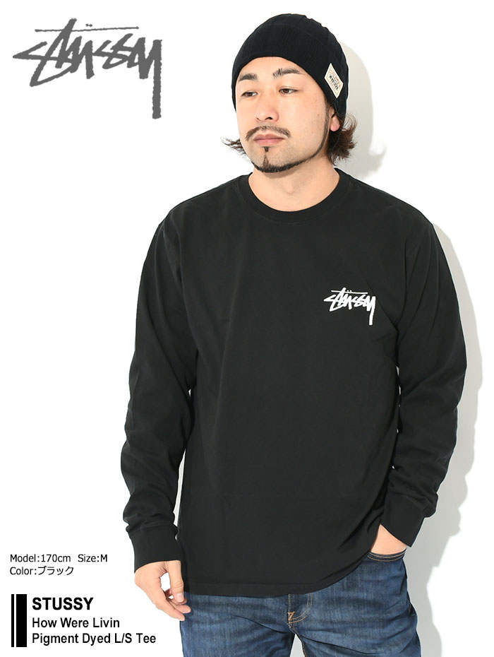 STUSSY（ステューシー） ロンT Tシャツ 長袖 メンズ How Were Livin