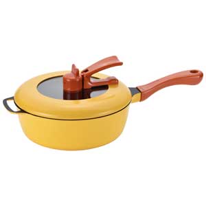 平野レミ公式】レミパン イエロー 24cm RHF-221 オール熱源対応 深型