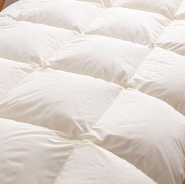 羽毛布団 シングル ロング 掛け布団 冬 暖かい 羽毛ふとん ホワイト