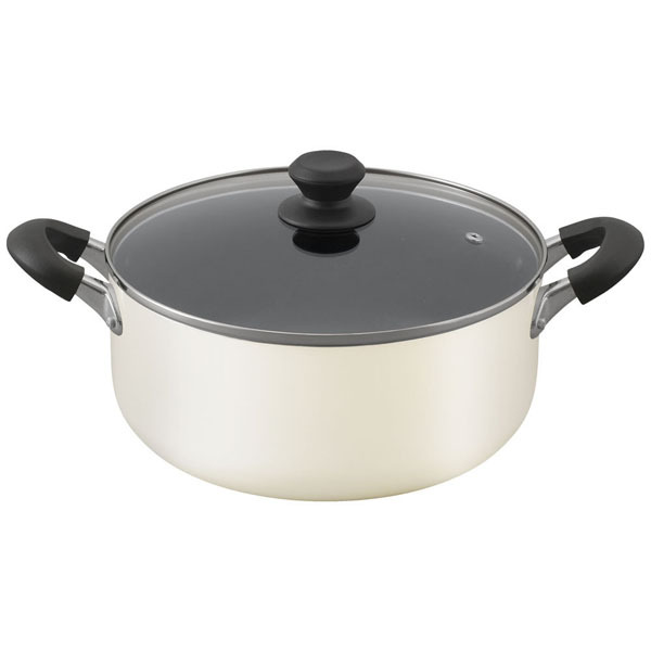 IRIS OHYAMA（アイリスオーヤマ） 両手鍋 26cm おしゃれ 鍋 IH ガス