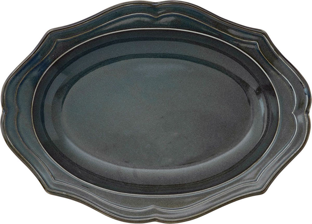 皿 プレート 楕円皿 おしゃれ 陶器 Vanves 26cm 深皿 日本製