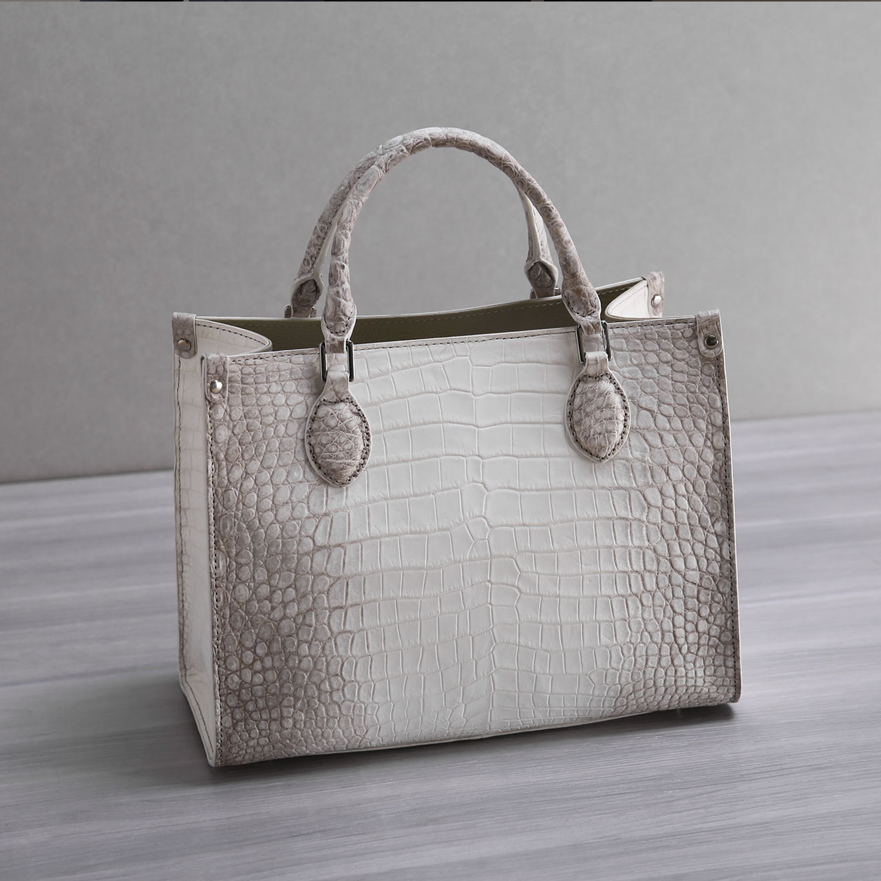 sankyo shokai（三京商会） ヒマラヤ クロコダイル ミニ トートバッグ