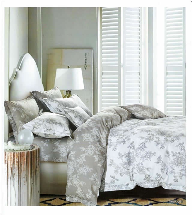 ノーブルスパーク 北欧花柄寝具カバーセット/ダブル XLN9W (寝具/寝具