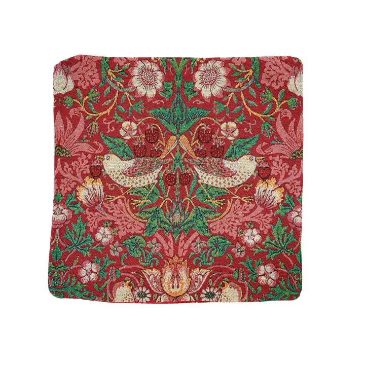 インテリア 45×45cm カバー いちご泥棒 ウィリアム・モリス 存在感