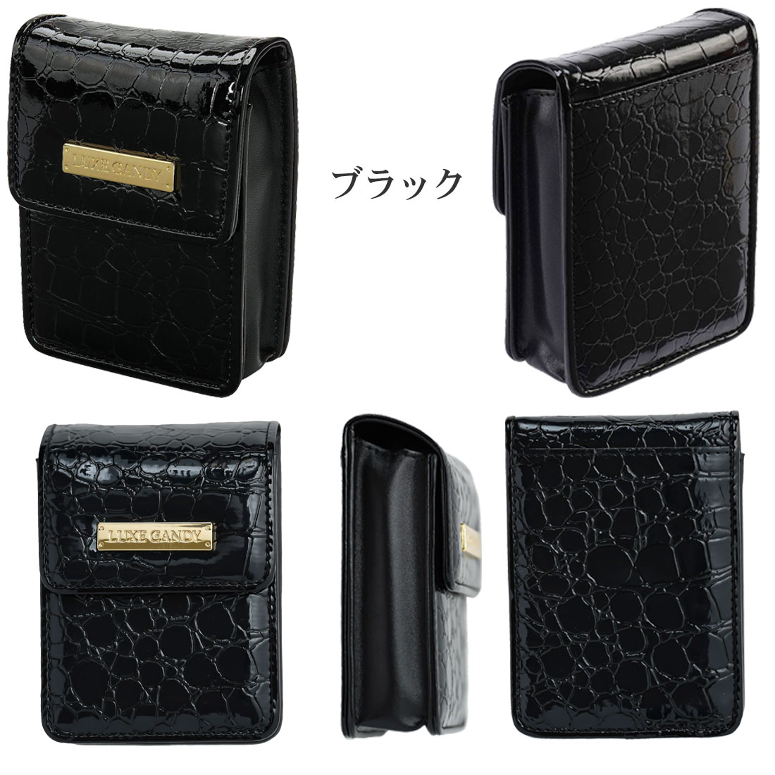 タバコケース シャイニークロコ シガレットケース エナメル ロング可 3