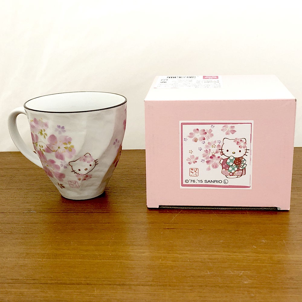 キティちゃん 美濃焼 マグカップ 桜 : 日本のおみやげ専門店 - 通販