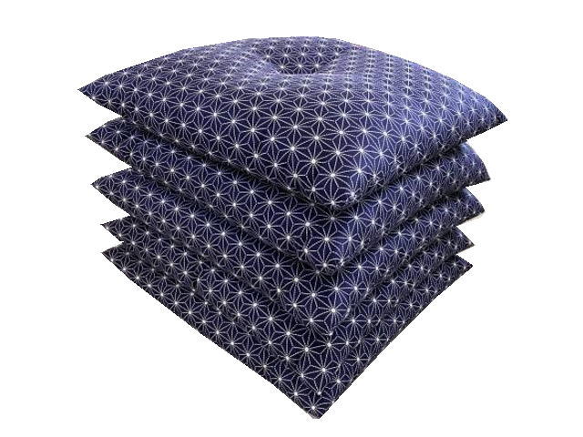 座布団 5枚セット 厚い 銘仙判 55×59cm 日本製 綿100% 和柄 おしゃれ