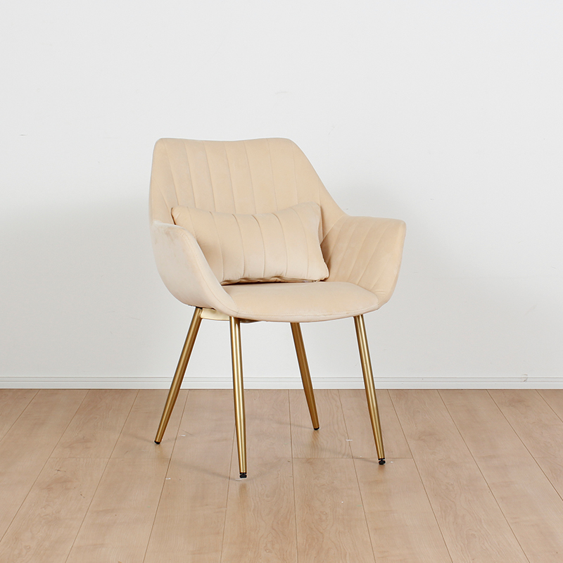 チェア おしゃれ かわいい ベロア ダイニングチェア デスクチェア 肘