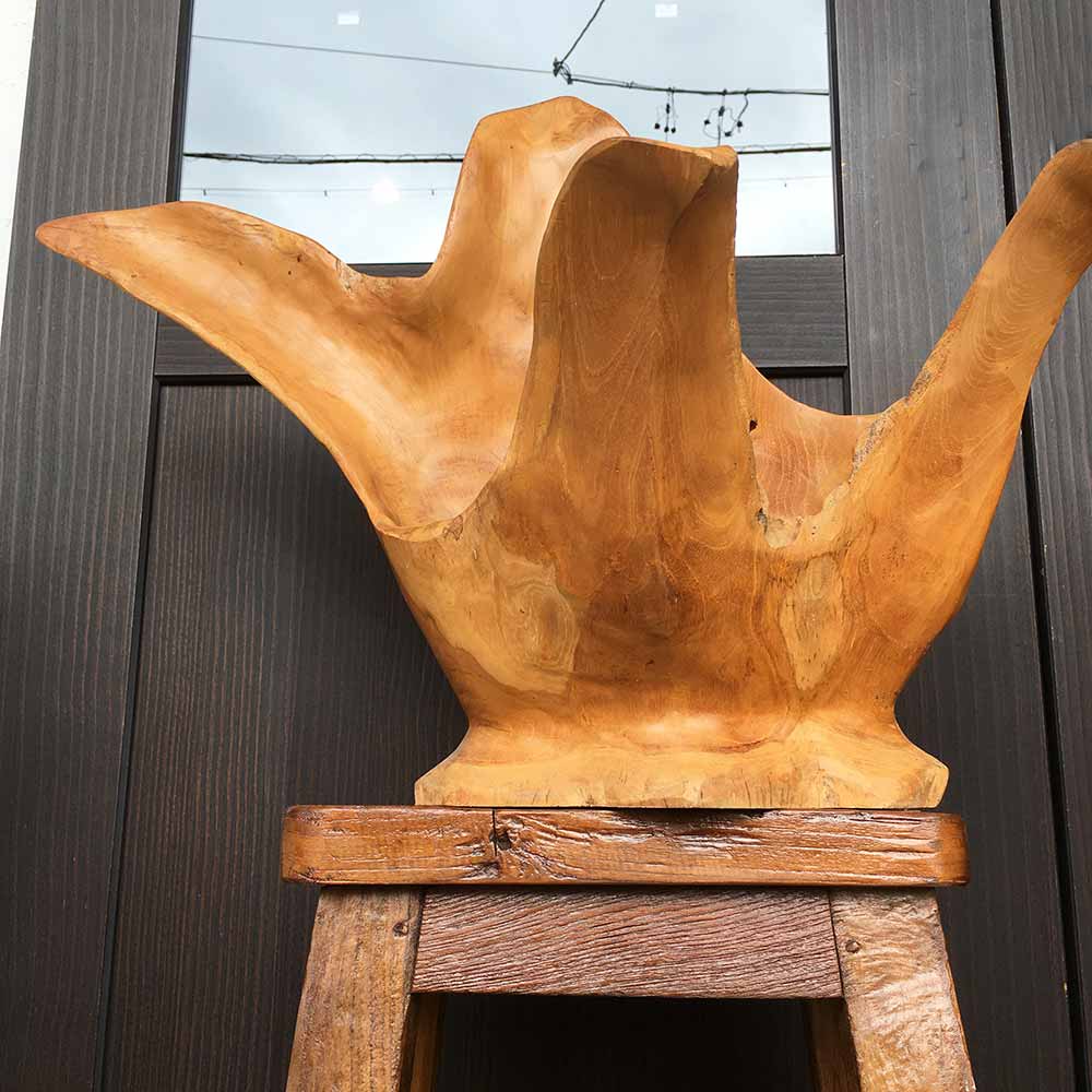 流木オブジェ 古木 置き物 A 大きい W67cm 個性的 一点物 木製