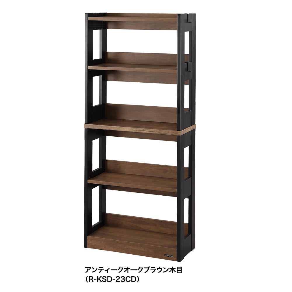 くろがね工作所 The DESKシリーズ シェルフ 書棚単体 本棚 整理棚 金属