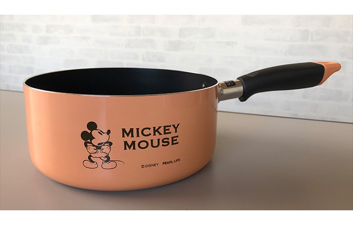 Disney（ディズニー） 鍋・フライパン・ガラス蓋3点セット 18cm