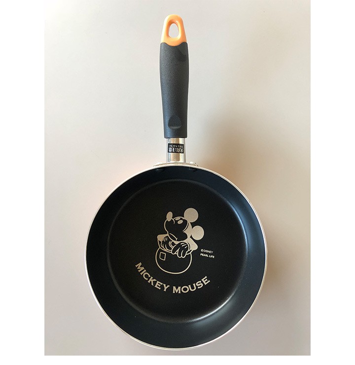 Disney（ディズニー） 鍋・フライパン・ガラス蓋3点セット 18cm