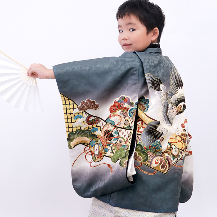 KYOETSU（京越） 【豪華安心12点フルセット】 七五三 着物 男の子 5歳