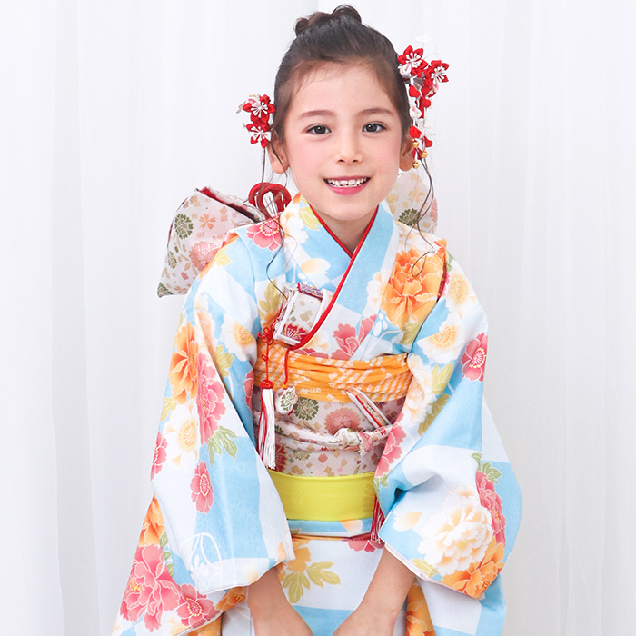 KYOETSU（京越） 四つ身着物15点セット 七五三 着物 7歳 販売 【豪華15