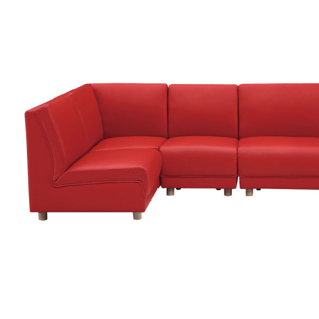 コーナーソファー8点セット 1人掛けソファー×6台+コーナーソファー