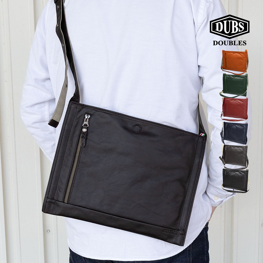 DOUBLES（ダブルス） ショルダーバッグ メンズ 本革 革 レザー 斜め