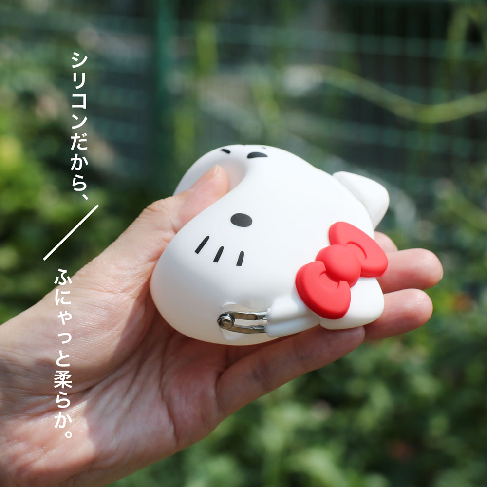 p+g design キティちゃん 小銭入れ コインケース シリコン がま口 mimi