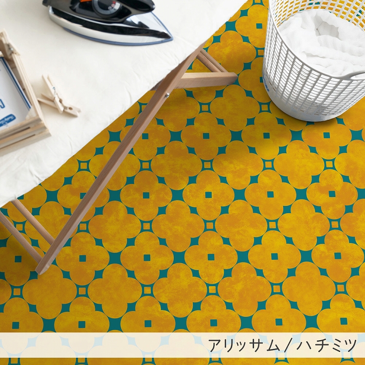 壁紙屋本舗 クッションフロア 敷くだけ シールタイプ サンプル タイル