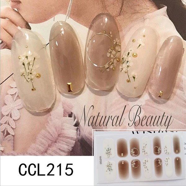 新作入荷 韓国ファッション ネイルシール ジェルネイル 3D 時短 簡単