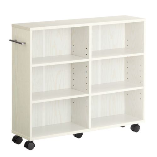 ぼん家具 【完成品】本棚 チェスト 押入れ収納 おしゃれ キャスター