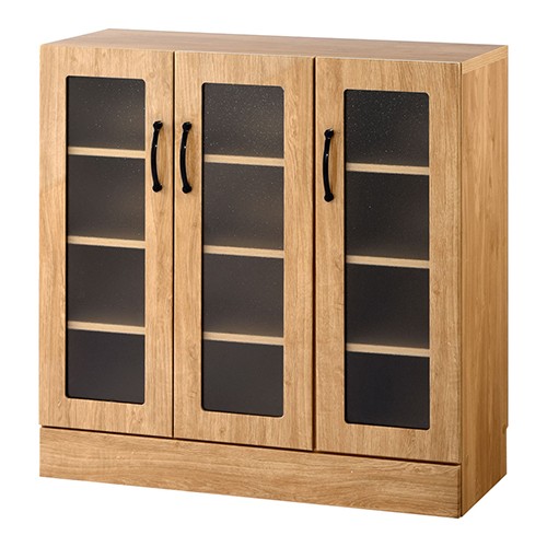 ぼん家具 食器棚 レンジ台 幅90 キッチンボード カップボード おしゃれ